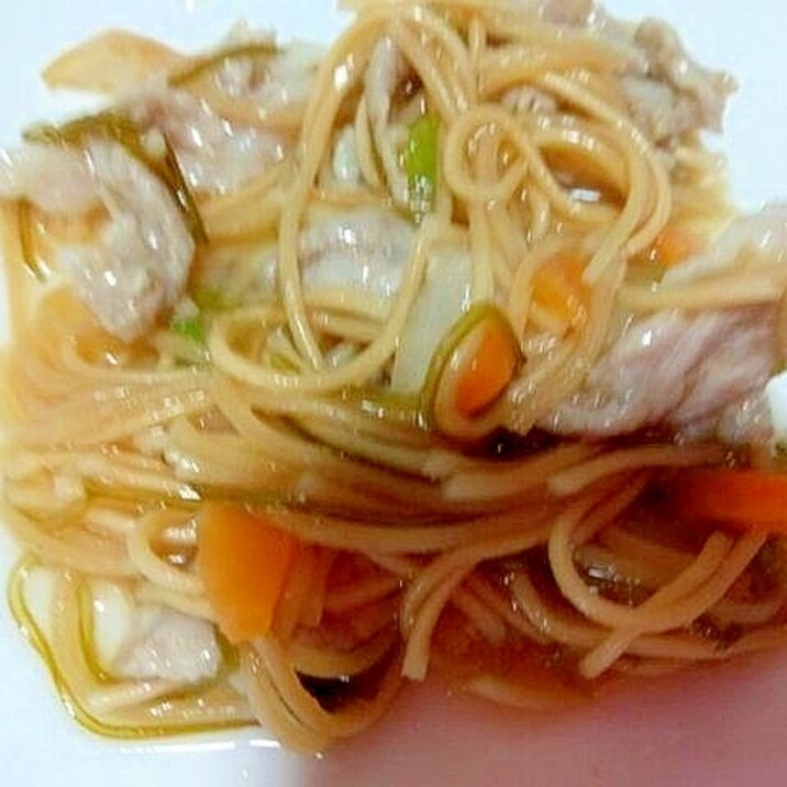 めかぶ入り皿うどん